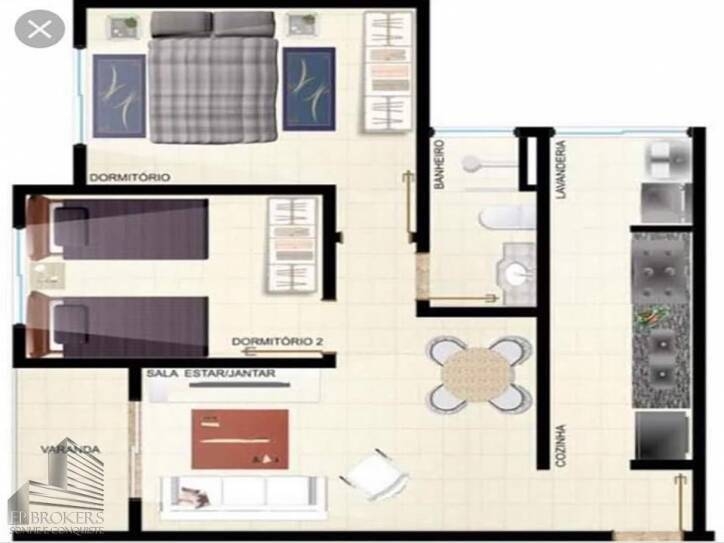 Apartamento à venda com 2 quartos, 50m² - Foto 10