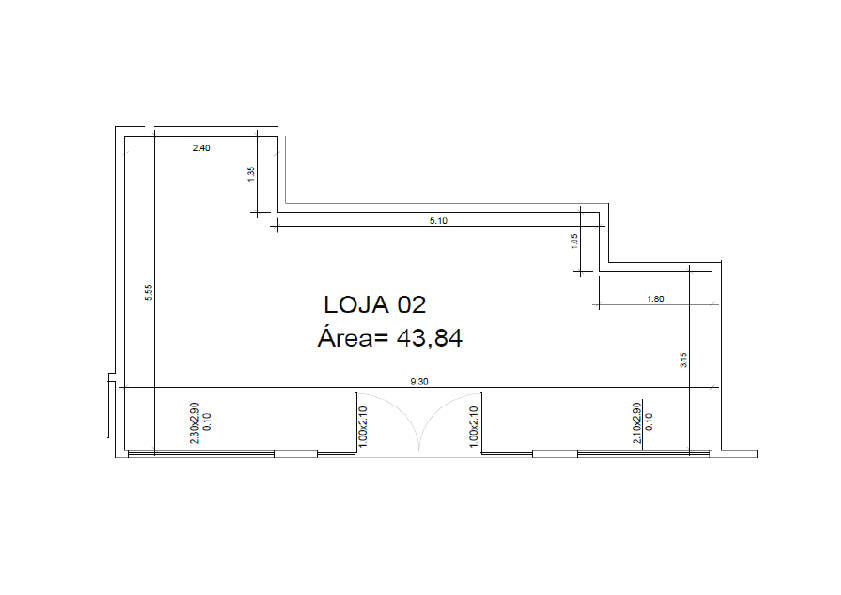 Conjunto Comercial-Sala para alugar - Foto 2