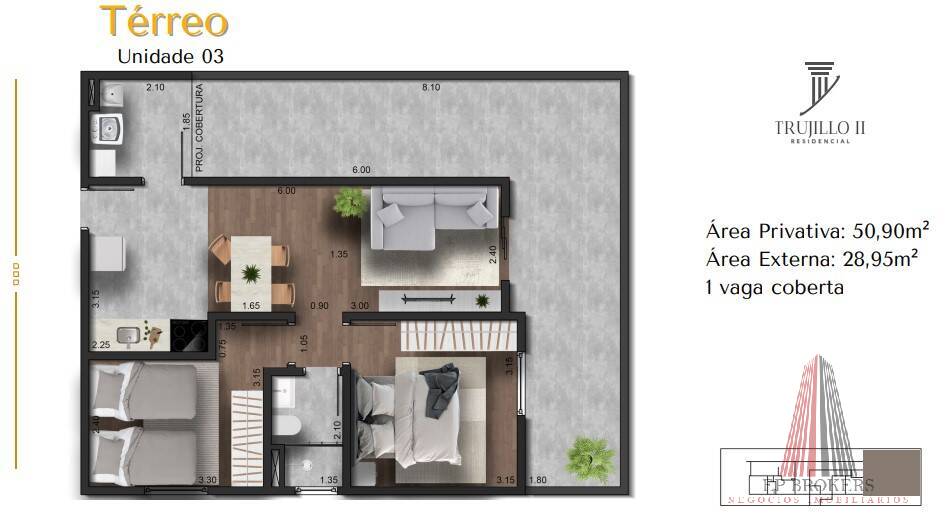 Apartamento à venda com 2 quartos, 52m² - Foto 13