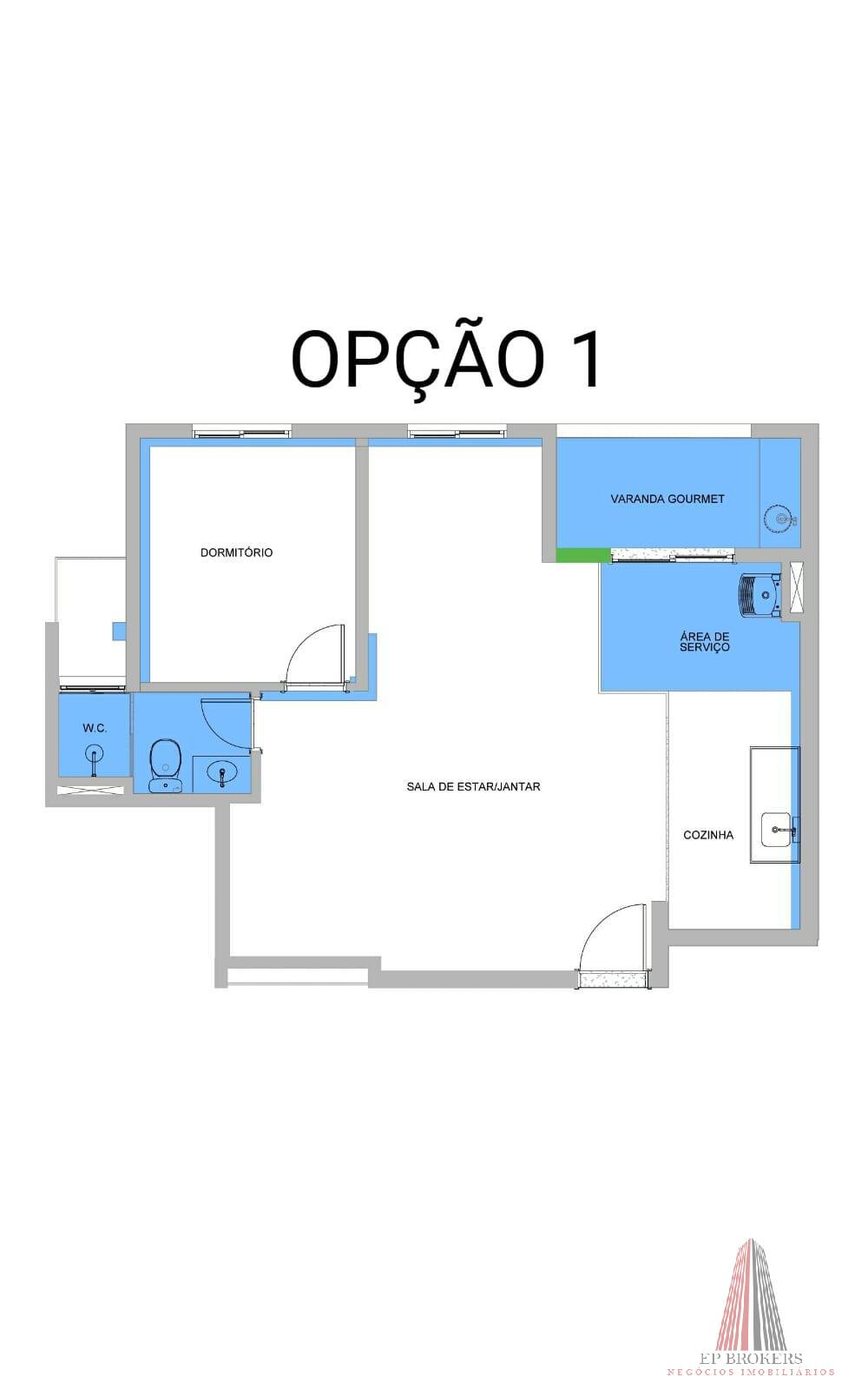 Apartamento à venda com 2 quartos, 54m² - Foto 14